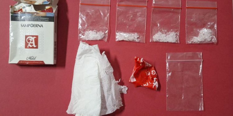 Polres Wonosobo Tangkap Kurir Sabu, Empat Paket Narkotika Diamankan