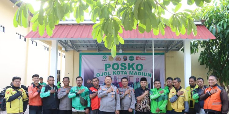 Resmi Dibuka, Posko Ojol Kamtibmas Jadi Pusat Koordinasi Keamanan