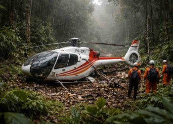 Airbus Helicopters H130 PK-CFX Hilang Kontak di Kalimantan Barat, Tim Gabungan Lakukan Pencarian