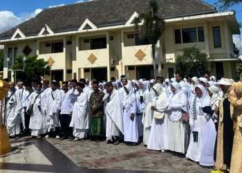 Khandamah Travelindo Bekali 200 Calon Jemaah Lewat Manasik Umrah di Asrama Haji Kota Madiun