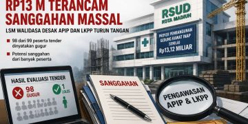 Tender RSUD Kota Madiun Rp13 M Terancam Sanggahan Massal, LSM Walidasa Desak APIP dan LKPP Turun Tangan