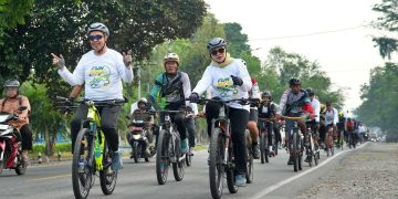 IRCC Daop 7 Madiun Gowes Bersama Forkopimda Meriahkan Harlah IPARI