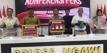 Polres Ngawi Bongkar Peredaran 223 Gram Sabu, Dua Pelaku Ditangkap dari Laporan Warga