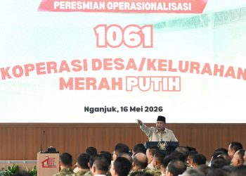 Prabowo Resmikan 1.061 Koperasi Merah Putih, Target 30 Ribu Unit Beroperasi Sebelum Agustus 2026