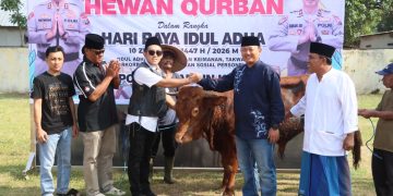 Momentum Idul Adha, Polres Madiun Kota Tebar Semangat Berbagi kepada Masyarakat