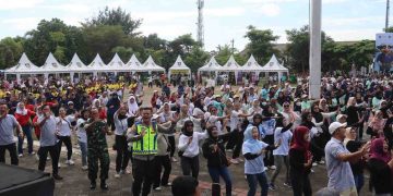 Polres Boyolali Rayakan May Day dengan Hiburan Rakyat dan Layanan Kesehatan Gratis