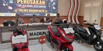 Polisi Tangkap 9 Pelaku Perusakan Rumah Warga di Madiun, Puluhan Motor Terlibat Aksi Brutal