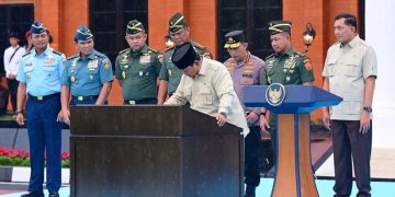 Presiden Prabowo Resmikan Renovasi Museum dan Perpustakaan Seskoad di Bandung