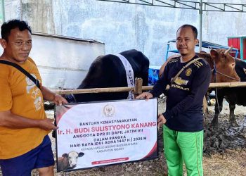 Di Tengah Tekanan Ekonomi, Rumah Aspirasi Kanang Salurkan 12 Sapi dan 107 Kambing Kurban untuk Warga Ngawi