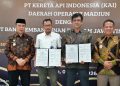 KAI Daop 7 dan Bank Jatim Sepakati Kerja Sama Strategis