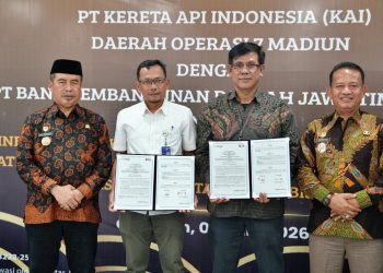 KAI Daop 7 dan Bank Jatim Sepakati Kerja Sama Strategis