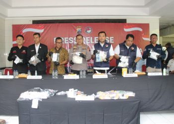 Polda Jateng Musnahkan Barang Bukti Narkotika, 449 Kasus Terungkap dan 554 Tersangka Diamankan