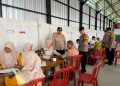 Polres Wonogiri Gelar Skrining TBC dan Cek Kesehatan Gratis, Puluhan Warga Desa Sendang Terindikasi Bergejala