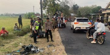 Tabrakan Maut Dua Motor di Wuryantoro Wonogiri, Tiga Orang Tewas dan Satu Luka Berat