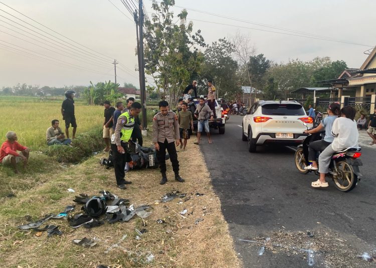 Tabrakan Maut Dua Motor di Wuryantoro Wonogiri, Tiga Orang Tewas dan Satu Luka Berat