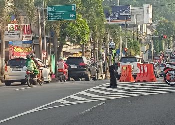 Satlantas Polres Wonogiri Intensifkan Pengaturan Pagi, Jaga Kelancaran Arus Lalu Lintas di Jam Sibuk