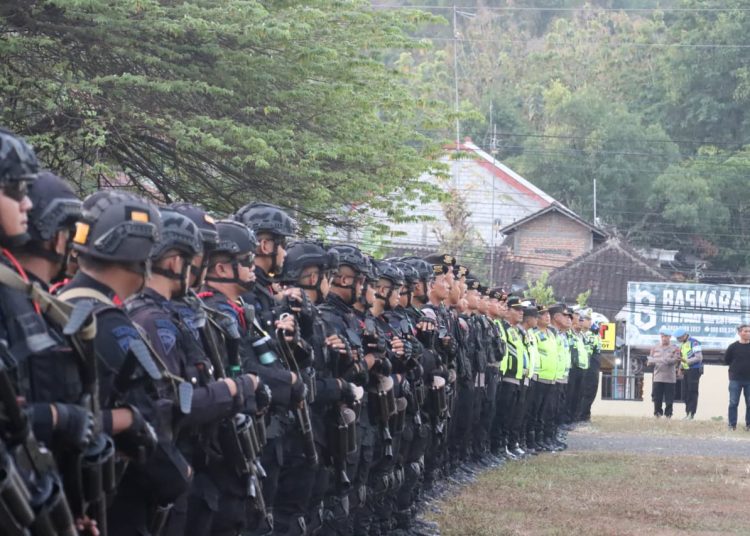 479 Personel Amankan Pengesahan 149 Warga Baru PSHT di Purwantoro, Polres Wonogiri Pastikan Kegiatan Berjalan Kondusif