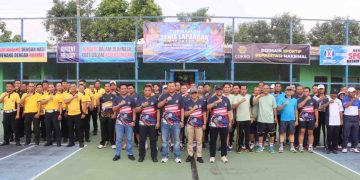 Semarak Hari Bhayangkara ke-80, Polres Madiun Kota Gelar Turnamen Tenis Kapolda Jatim Cup 2026