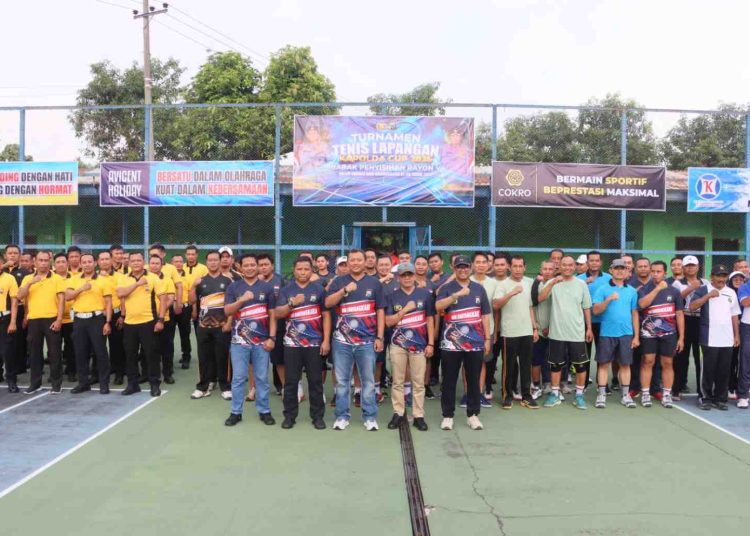 Semarak Hari Bhayangkara ke-80, Polres Madiun Kota Gelar Turnamen Tenis Kapolda Jatim Cup 2026