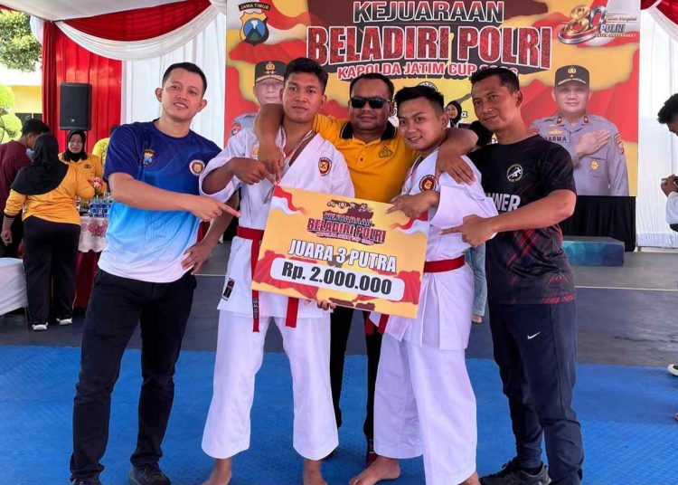 Polres Ngawi Raih Perak dan Perunggu di Kejuaraan Beladiri Polri Kapolda Jatim Cup 2026