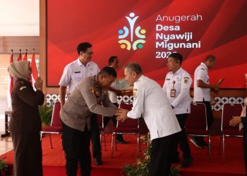 Polres Wonogiri Perkuat Sinergi Pelayanan Publik, Wakapolres Hadiri Penganugerahan Desa Nyawiji Migunani 2026