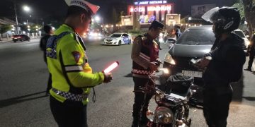 Polres Madiun Kota Gelar Penyekatan Antisipasi Pengerahan Massa ke Surabaya, Situasi Tetap Kondusif