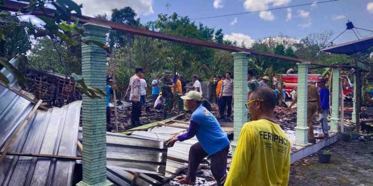Polres Wonogiri Selidiki Kebakaran Rumah Lansia, Kerugian Ditaksir Capai Puluhan Juta