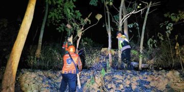 Sinergi Polri, TNI, Relawan, dan Warga Padamkan Kebakaran Lahan di Wonogiri, 1,5 Hektare Terdampak