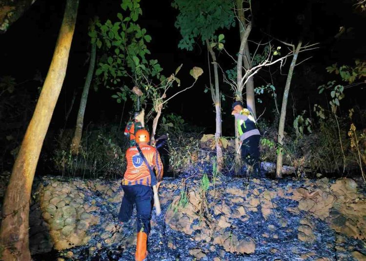 Sinergi Polri, TNI, Relawan, dan Warga Padamkan Kebakaran Lahan di Wonogiri, 1,5 Hektare Terdampak
