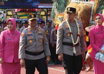 Pisah Sambut Kapolres Wonogiri, AKBP Wahyu Sulistyo Kini Pimpin Polres Kudus
