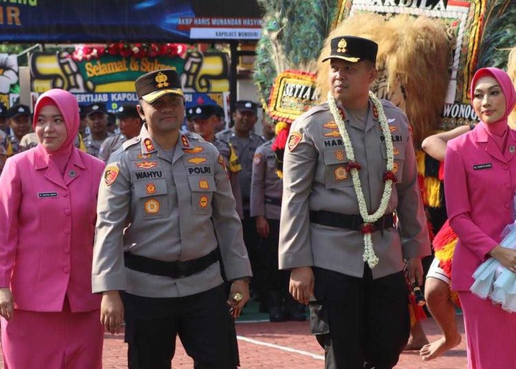 Pisah Sambut Kapolres Wonogiri, AKBP Wahyu Sulistyo Kini Pimpin Polres Kudus