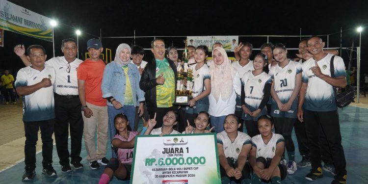 Bupati Madiun Pastikan Pembinaan Atlet Berlanjut usai Bupati Cup Voli 2026