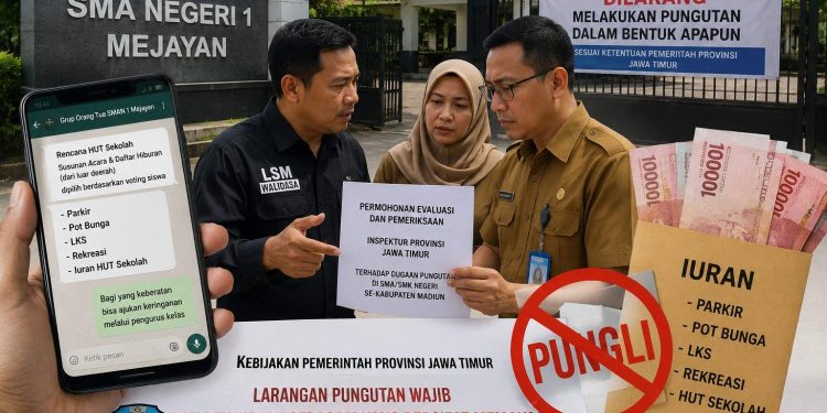 LSM Walidasa Ajukan Pemeriksaan Dugaan Pungutan SMAN 1 Mejayan