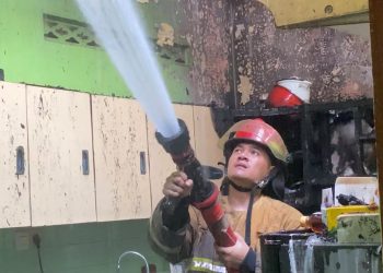 Lupa Matikan Kompor, Rumah Warga Ngawi Terbakar, Kerugian Mencapai Puluhan Juta Rupiah