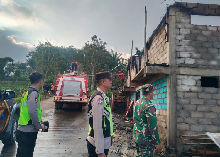 Kandang Ayam Terbakar di Slogohimo, 7.000 Anak Ayam Mati, Kerugian Capai Ratusan Juta