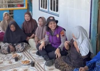 Tim Trauma Healing Polda Jateng Dampingi 243 Warga Terdampak Gempa di Manggarai Barat