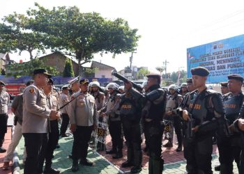 Jelang Potensi Aksi Massa, Polres Wonogiri Perkuat Kesiapsiagaan Personel