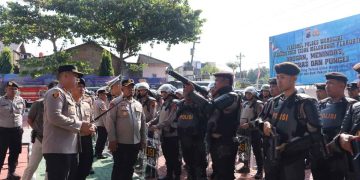Jelang Potensi Aksi Massa, Polres Wonogiri Perkuat Kesiapsiagaan Personel