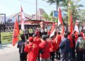 Polres Madiun Kota Hormati Aspirasi Buruh, Pengamanan Dikawal Secara Humanis