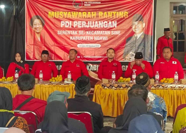 PDI Perjuangan Ngawi Perkuat Konsolidasi Hingga Tingkat Ranting, Siapkan Mesin Partai Hadapi Pemilu