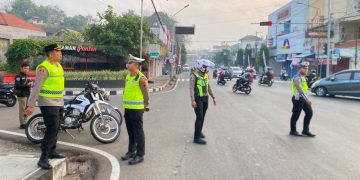 Polres Wonogiri Intensifkan AG Pagi, Kapolres Pastikan Pelayanan Lalu Lintas Optimal