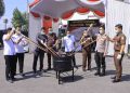 Polres Madiun Hadiri Pemusnahan Barang Bukti di Kejari, Wujudkan Penegakan Hukum yang Transparan