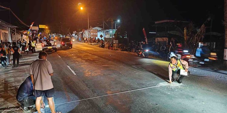 Truk dan Motor Bertabrakan di Wonogiri, Pelajar 17 Tahun Dilarikan ke Rumah Sakit