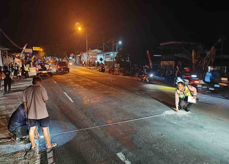 Truk dan Motor Bertabrakan di Wonogiri, Pelajar 17 Tahun Dilarikan ke Rumah Sakit