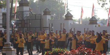 Semarak HUT ke-81 RI, Polres Wonogiri Gelar Olahraga Bersama dan Lomba Kemerdekaan