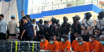 BNN Ungkap Kaitan Penyelundupan 2,6 Ton Sabu Cair dan 1,3 Ton Ketamin di Kepri