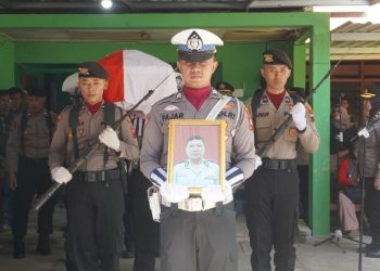 Pengabdian Terakhir Iptu Broto Suwarno, Masih Bertugas Sehari Sebelum Berpulang