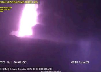 Gunung Anak Krakatau Erupsi Berulang, Sedikitnya 10 Letusan Tercatat hingga Sabtu Dini Hari