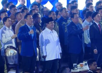 Prabowo-Gibran Hadiri Puncak HUT Ke-25 Partai Demokrat di GBK