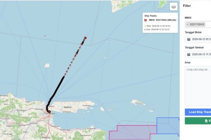 AISITS Ungkap Jejak Terakhir KM Virgo Transport 8 Sebelum Hilang Sinyal